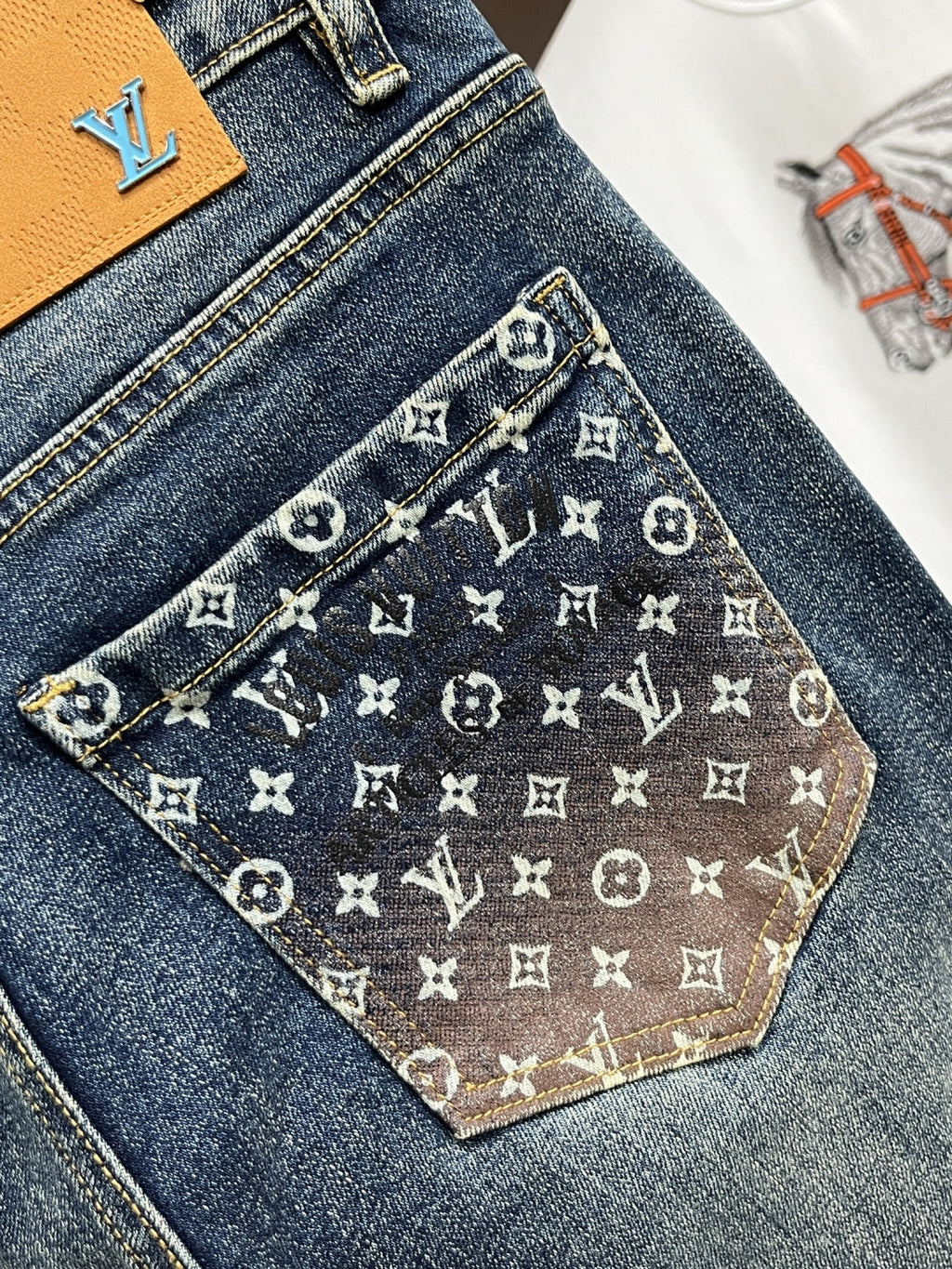 L men's business casual jeans 0726032301