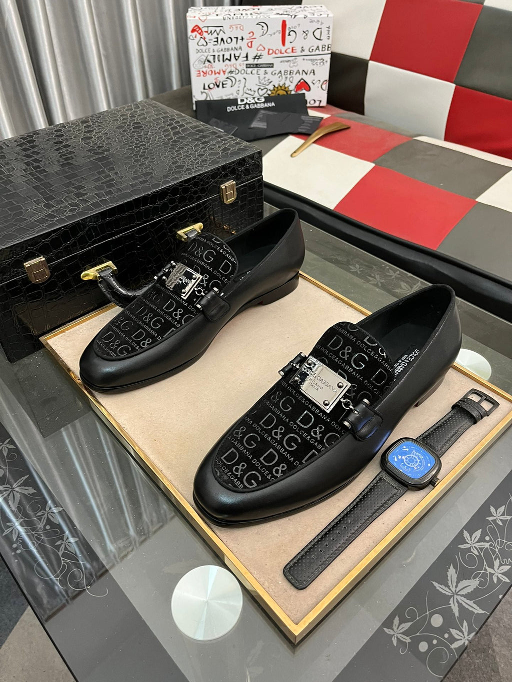 DG24ss new printed loafers 0724060412