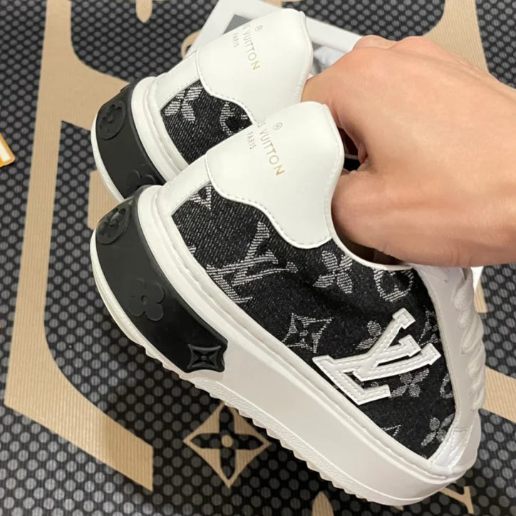 L Patchwork Denim Casual Shoes 1025030401