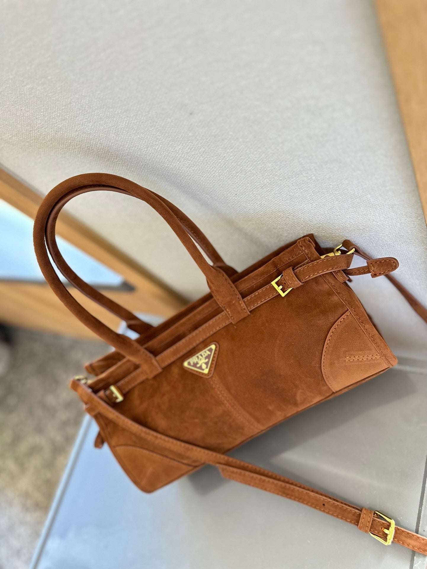P waxed leather crossbody bag 0724082904