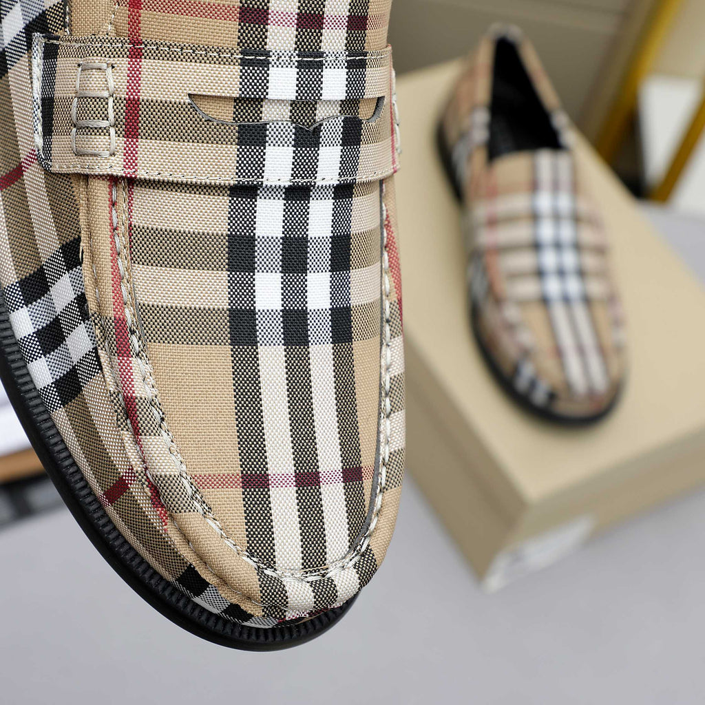 Men's Spring/Summer Striped Slip-on Shoes 0726050706