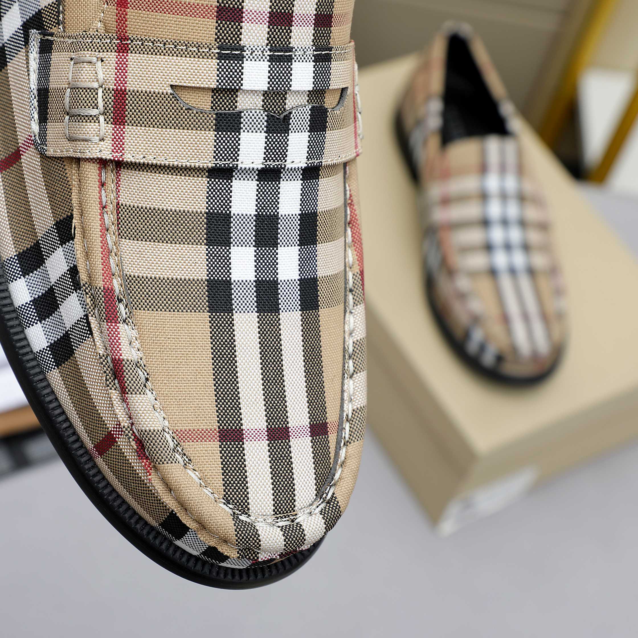 Men's Spring/Summer Striped Slip-on Shoes 0726050706