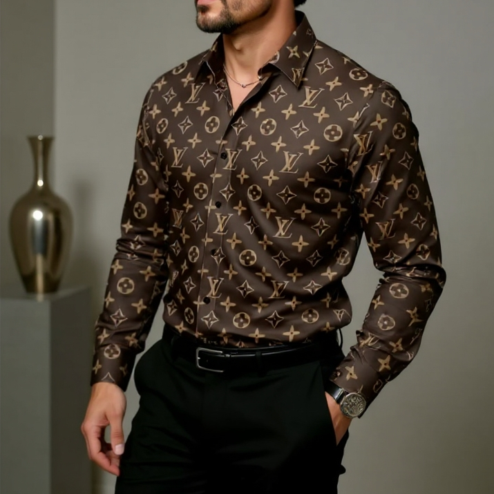 L printed shirt 3D0725102204