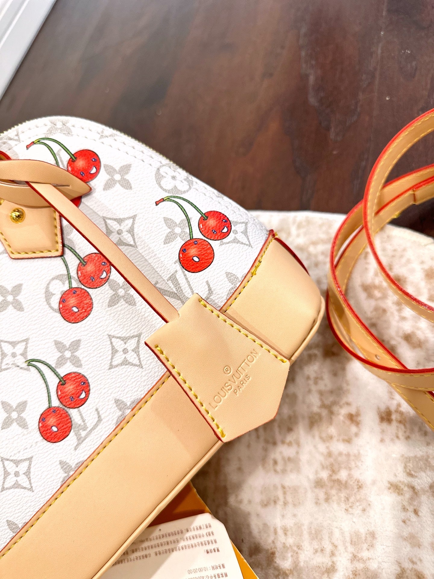 L fashion cherry shell bag 0725071804