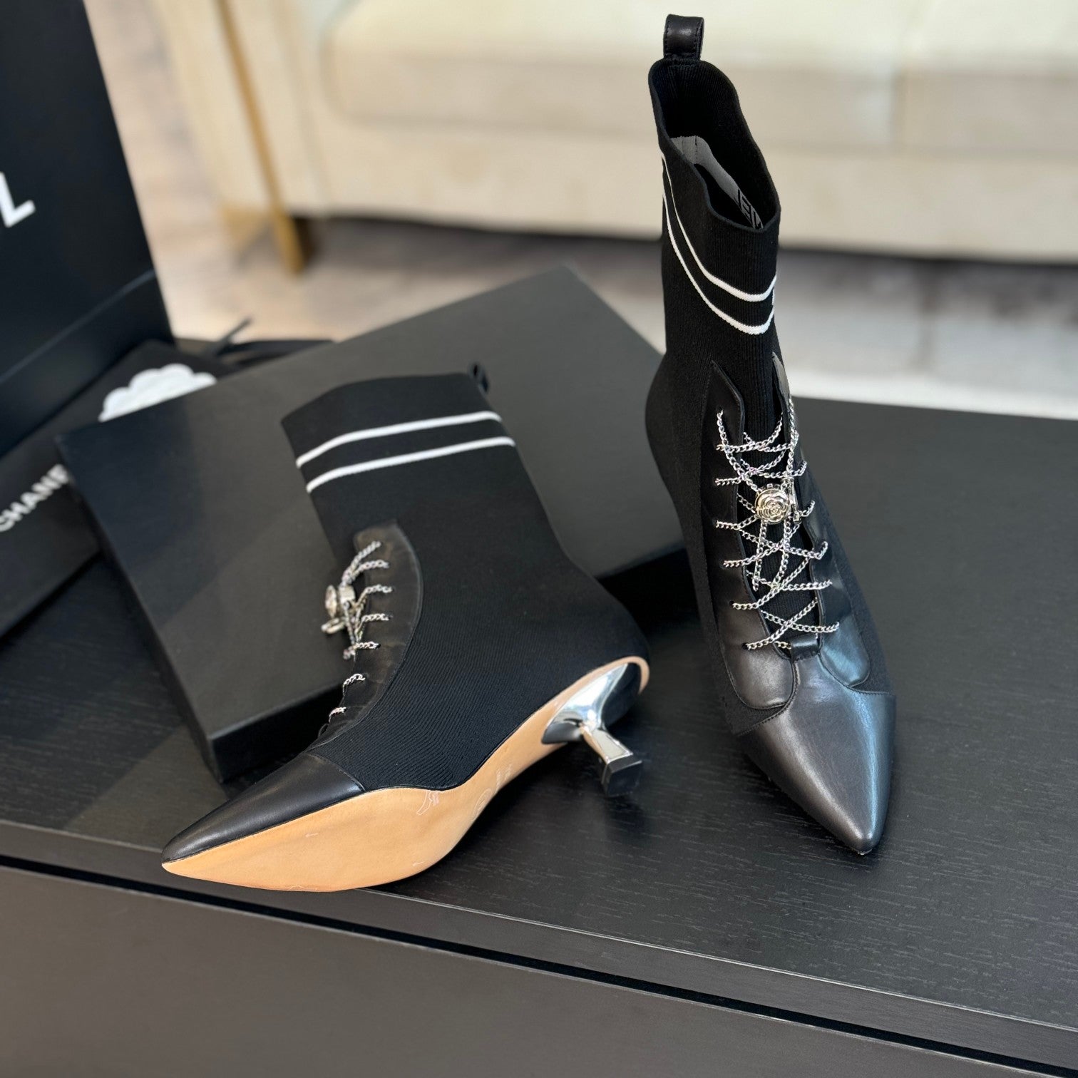 25ss new fashionable sock boots 0725090806