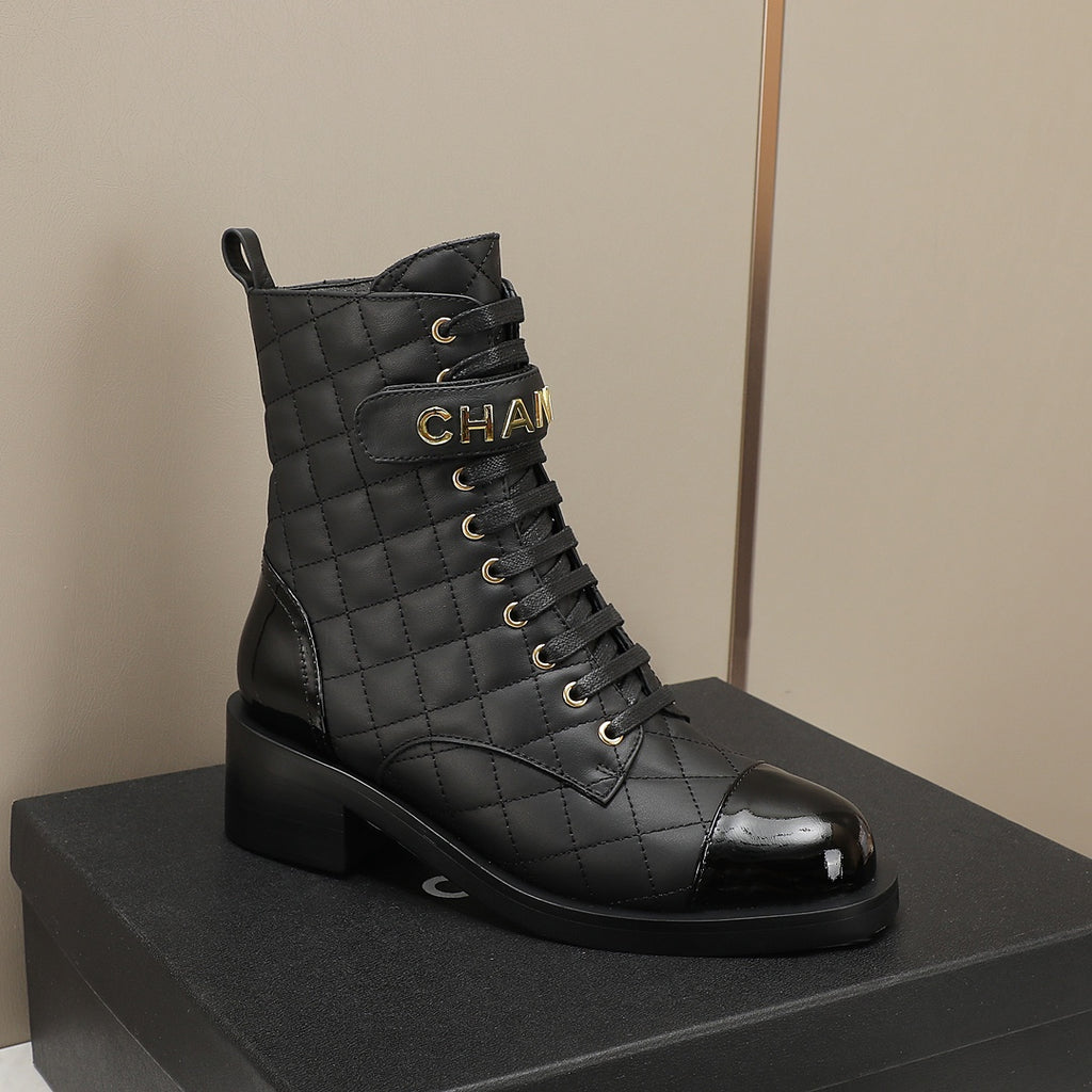 fashion diamond leather short boots Martin boots 0724101706