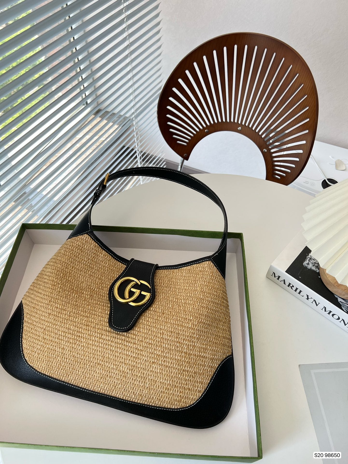 G fashion armpit woven bag 0724041132
