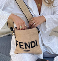 Sack Small Woven Straw Bag In Beige 0725031319