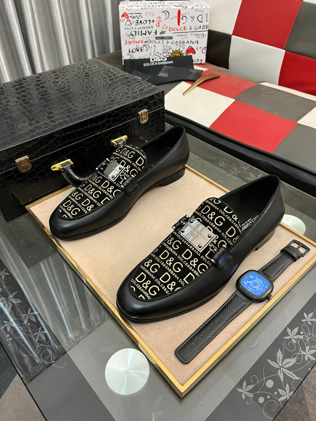 DG24ss new printed loafers 0724060412