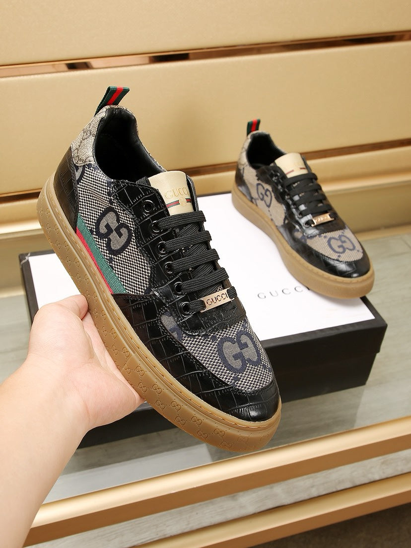 fashion printed rubber sole sneakers 0724072305