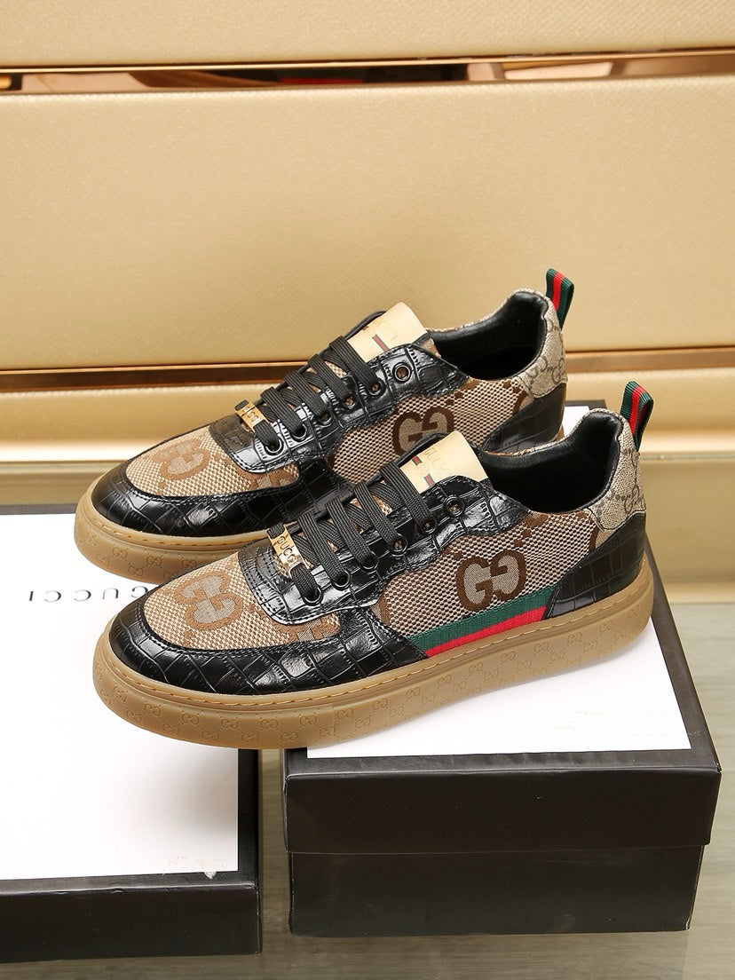 fashion printed rubber sole sneakers 0724072305