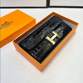 H crocodile calfskin wallet XC24100901