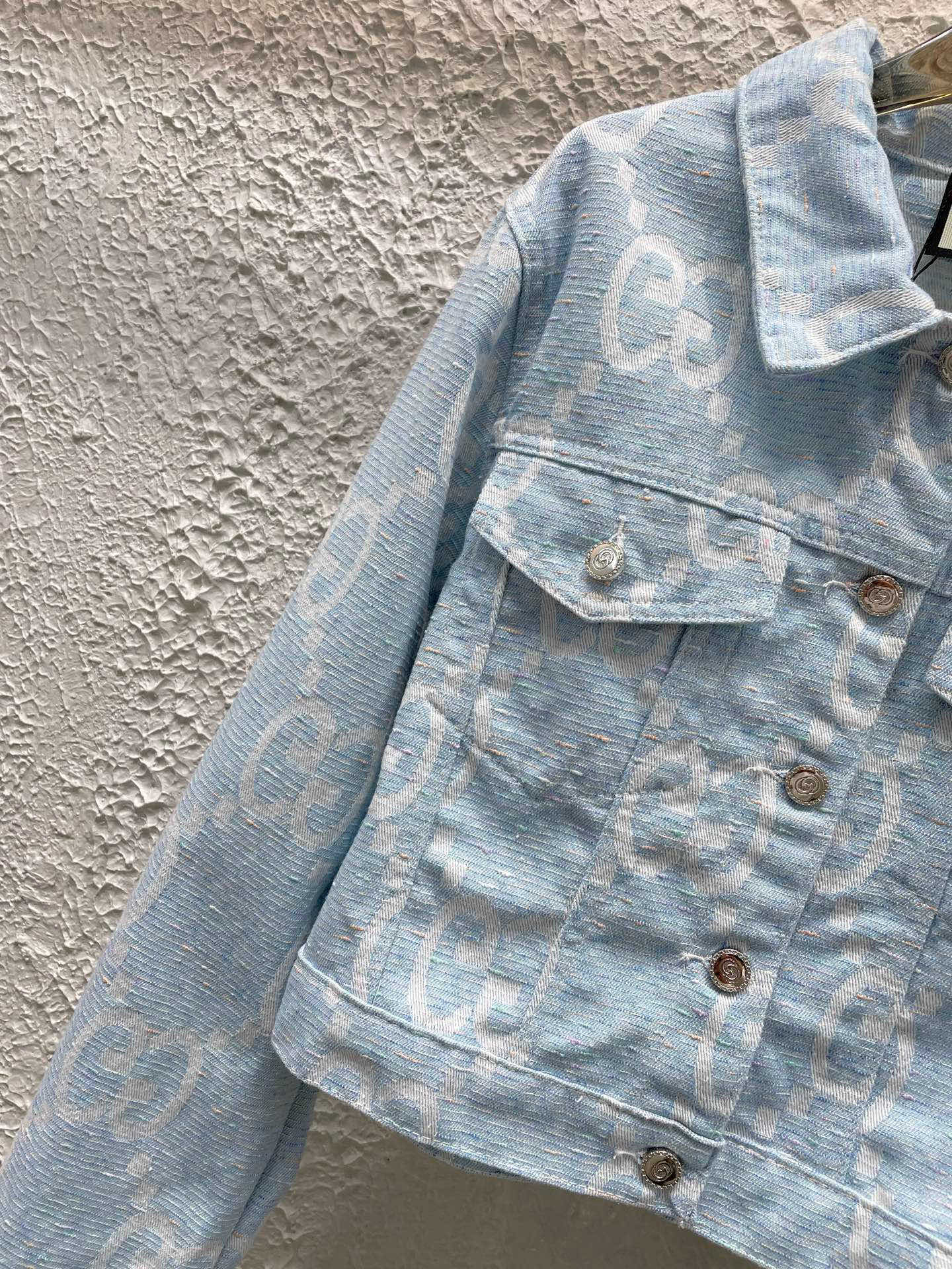 fashion print denim jacket 0725022805