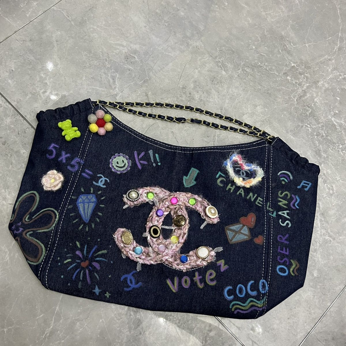 Fashion creative graffiti large capacity bag PD10071019