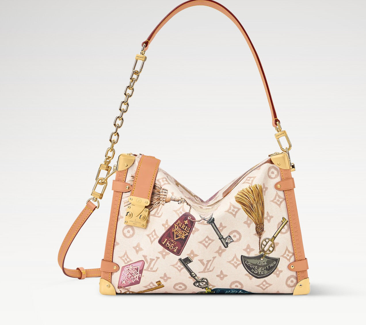 L & V Stylish Cowhide Key HandBag M0726052003