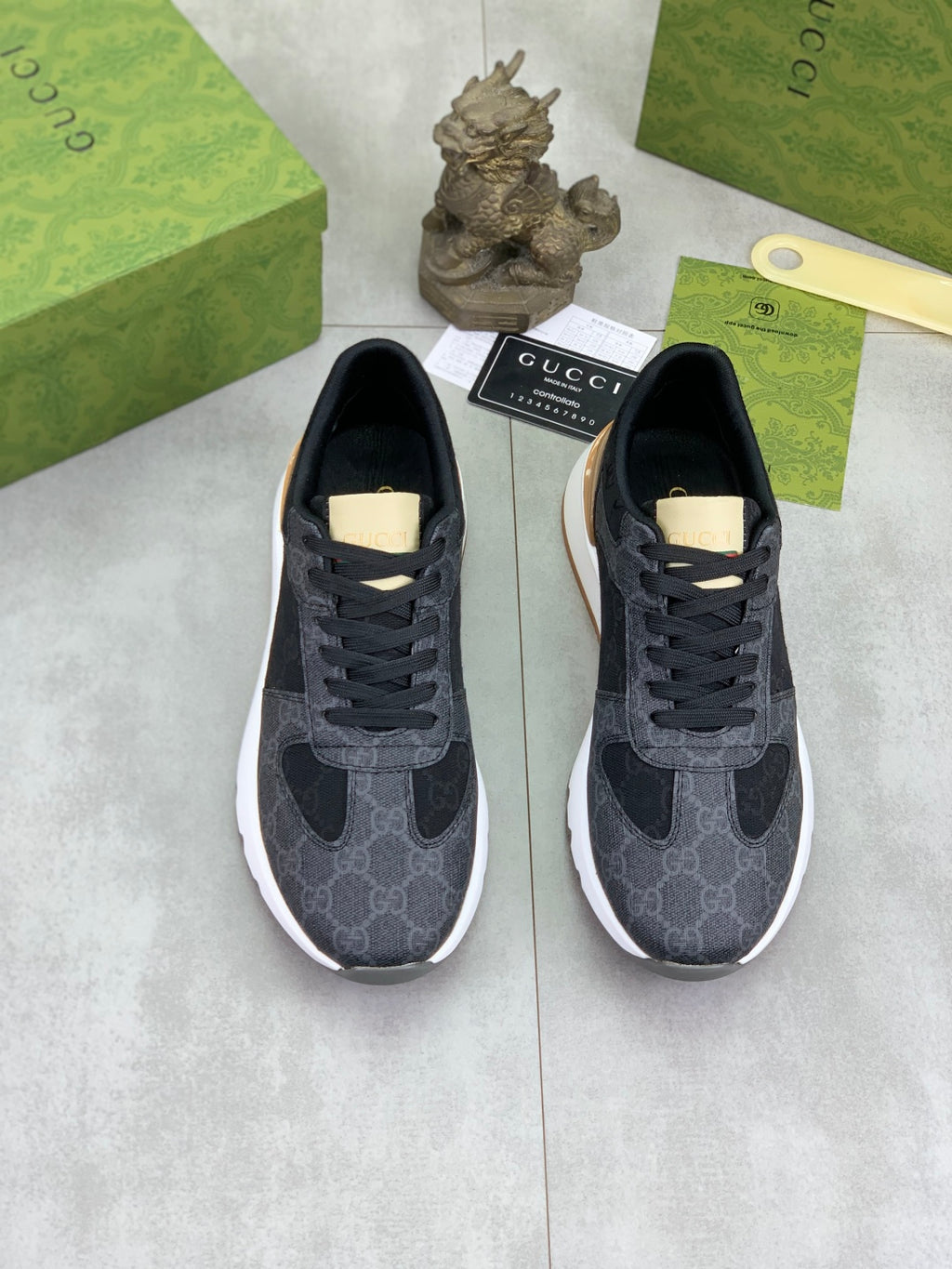 Men's printed sports shoes 0725101504
