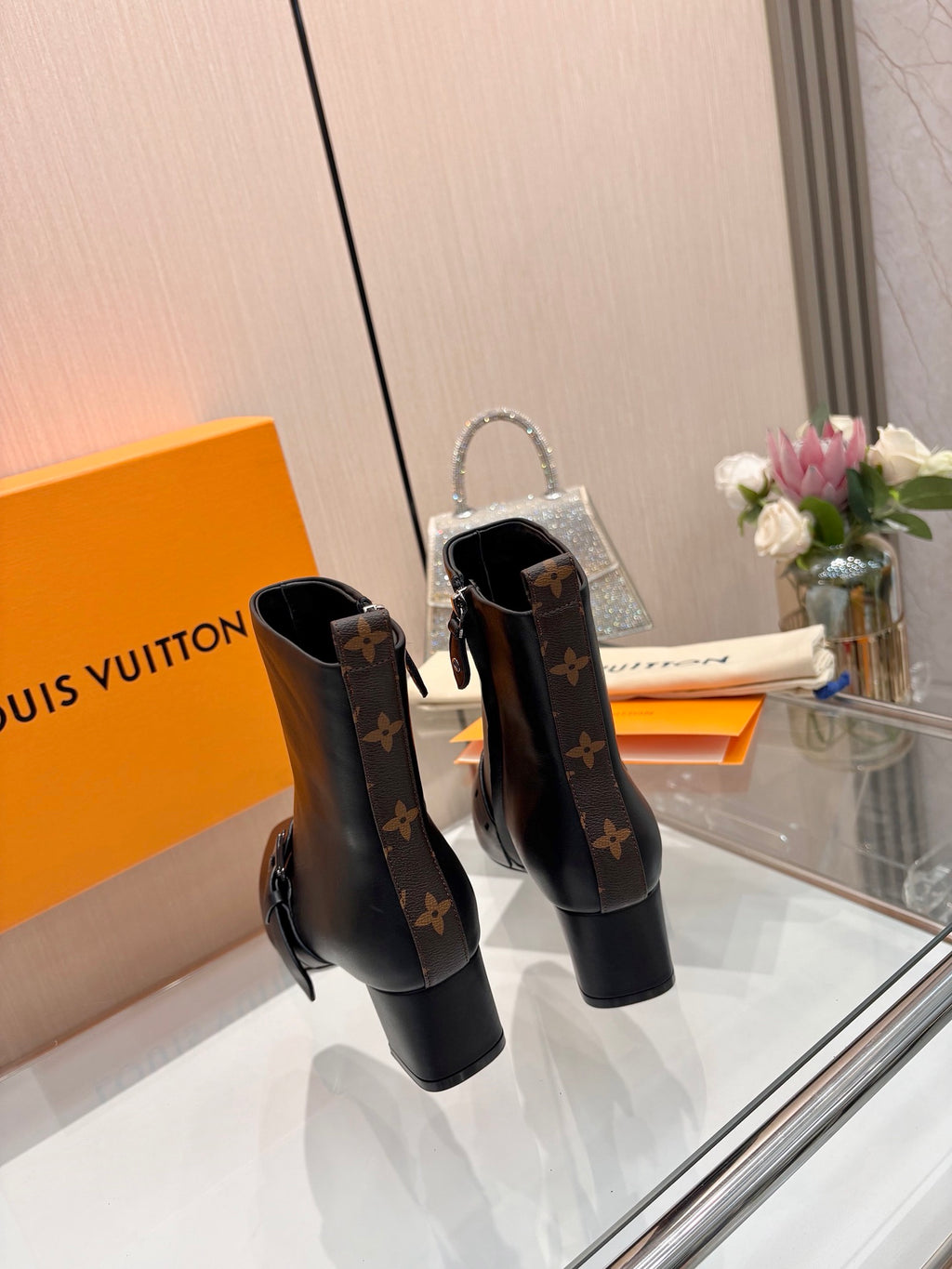 L fashion printing new 4.5cm short boots 0725102002