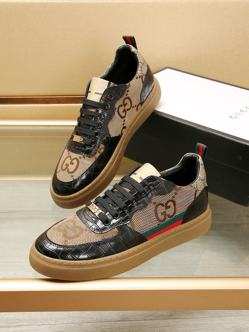 fashion printed rubber sole sneakers 0724072305