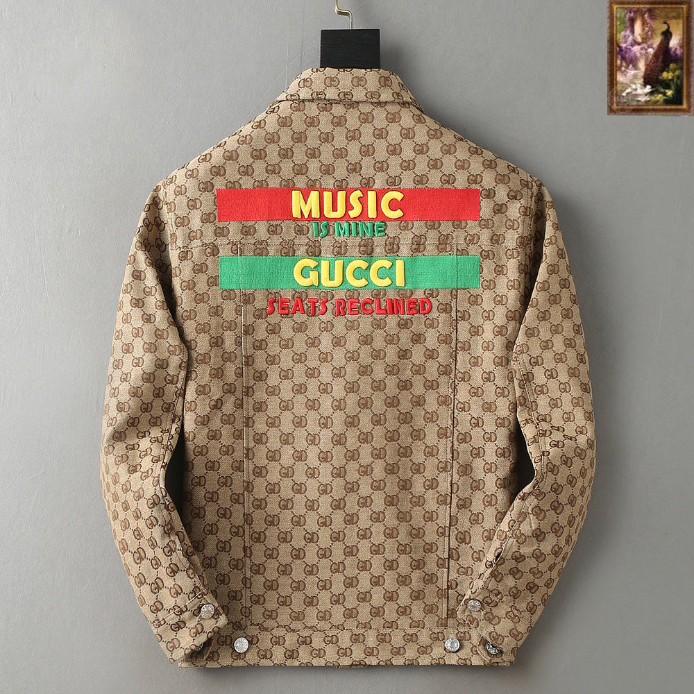 Men's Printed Jacket 021702