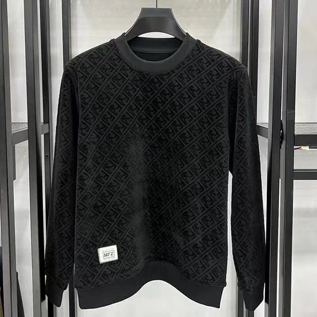 New veLet thickened men's pullover hoodie 1024102507