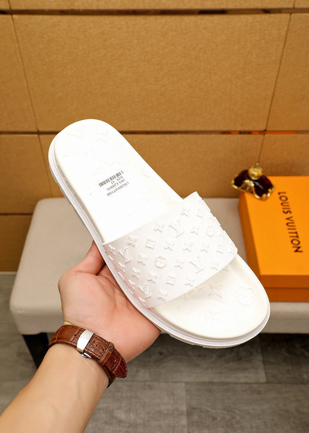 L classic printed slippers 0725101003