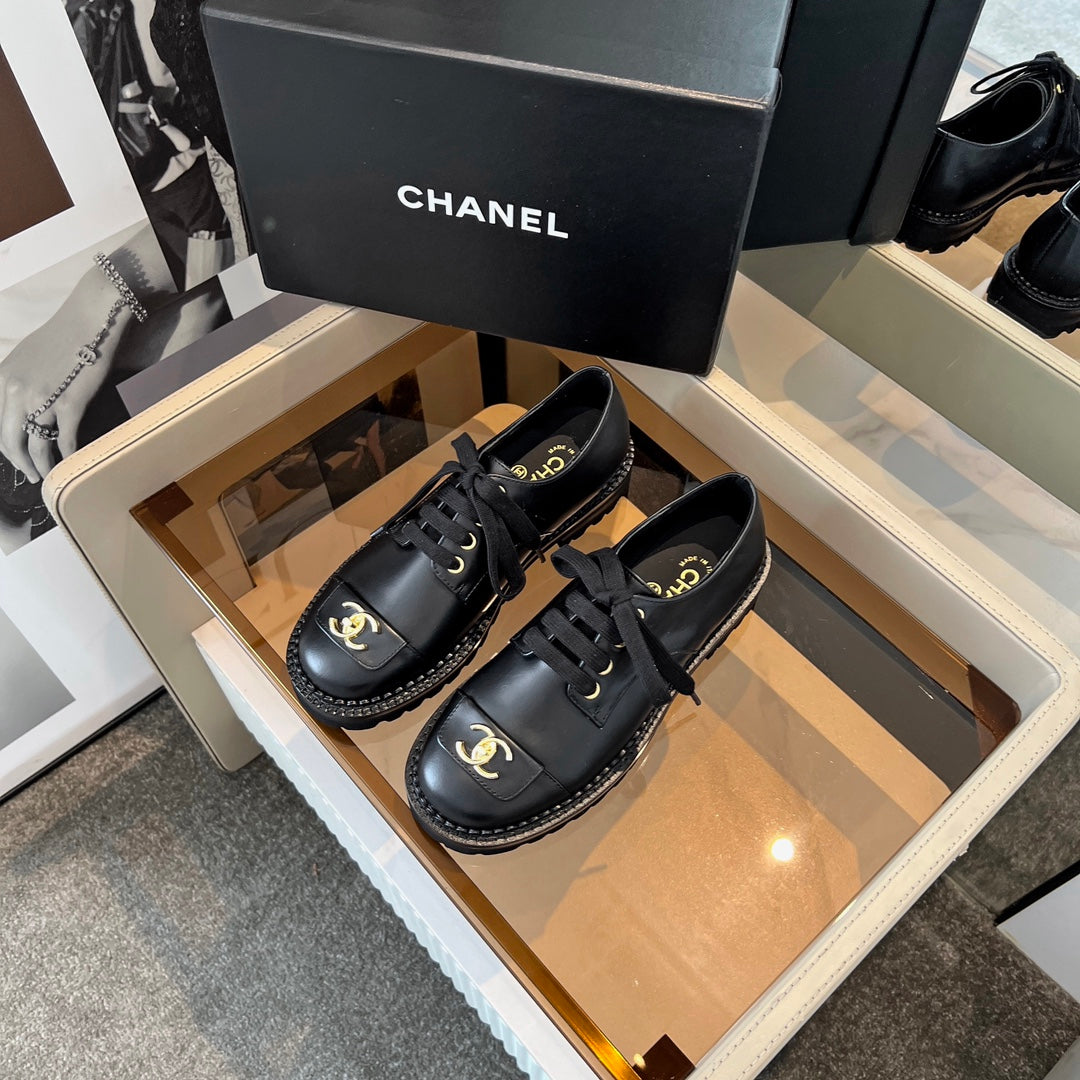 26SS New Women's Casual Leather Shoes 0726031012