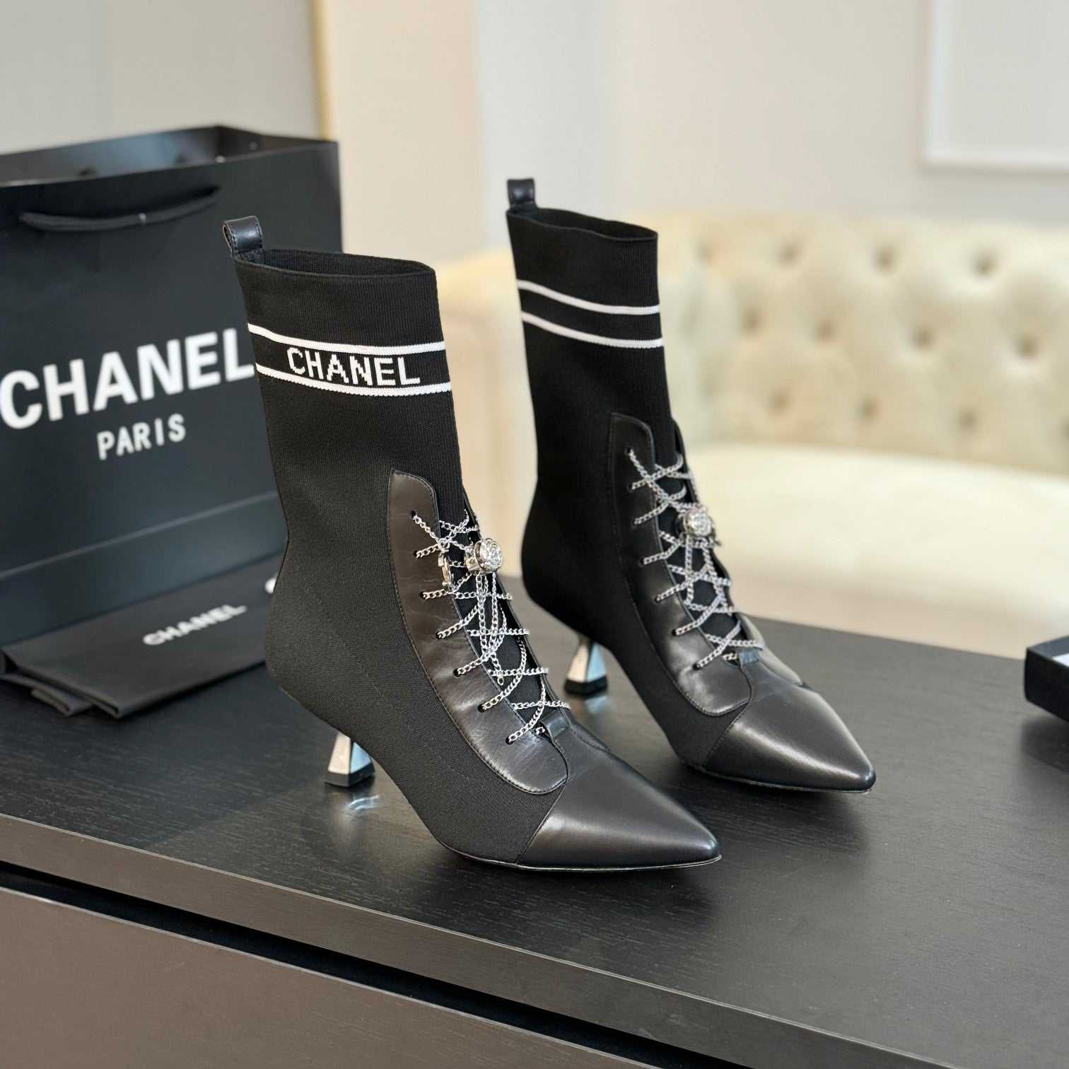 25ss new fashionable sock boots 0725090806