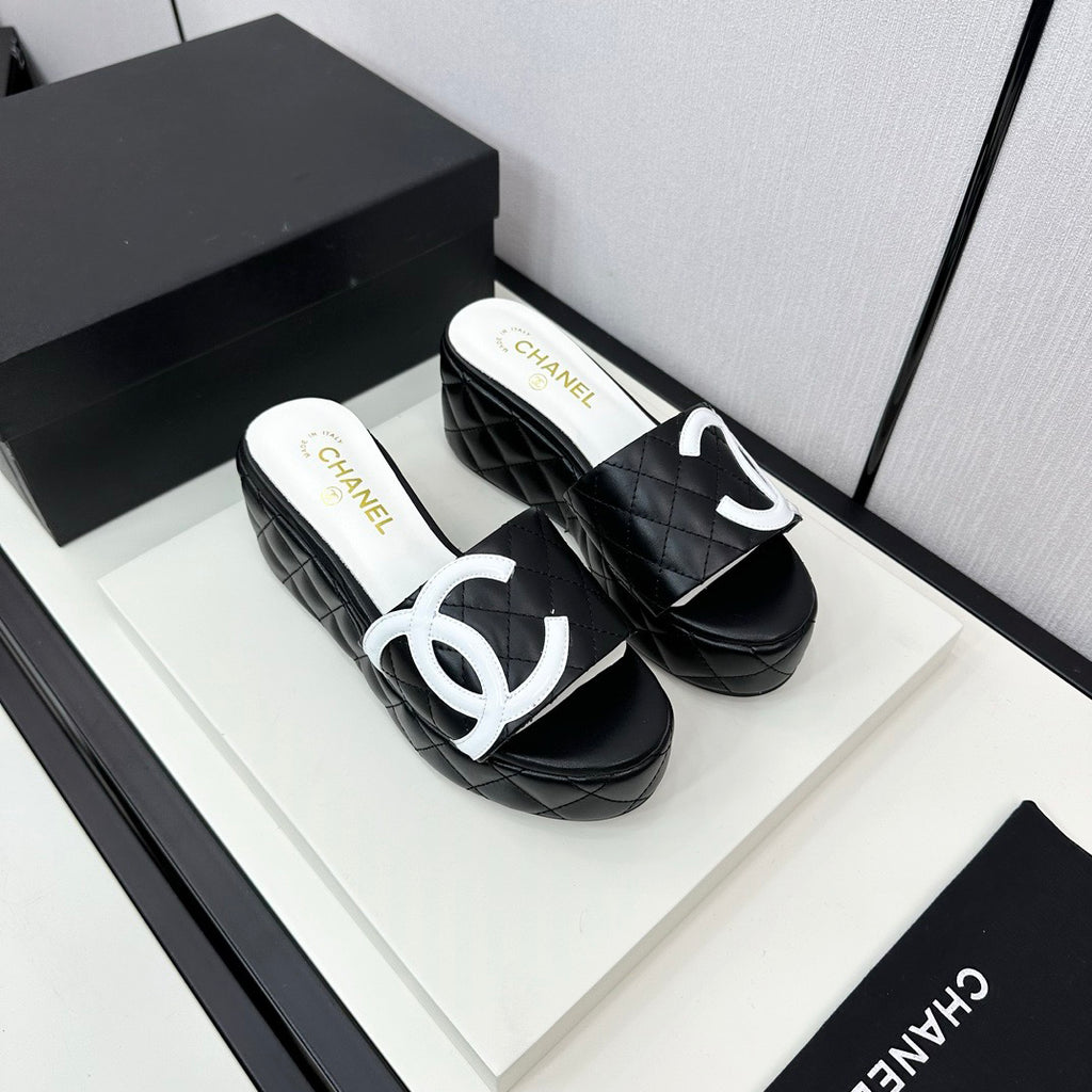 rhombus platform slippers 0724050601