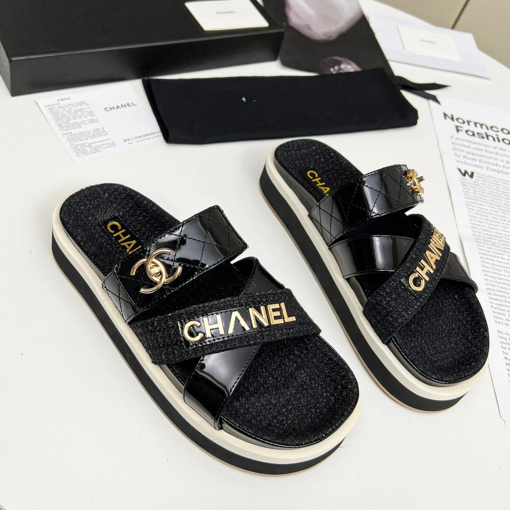 C New Flat Ladies Slippers XC07061202