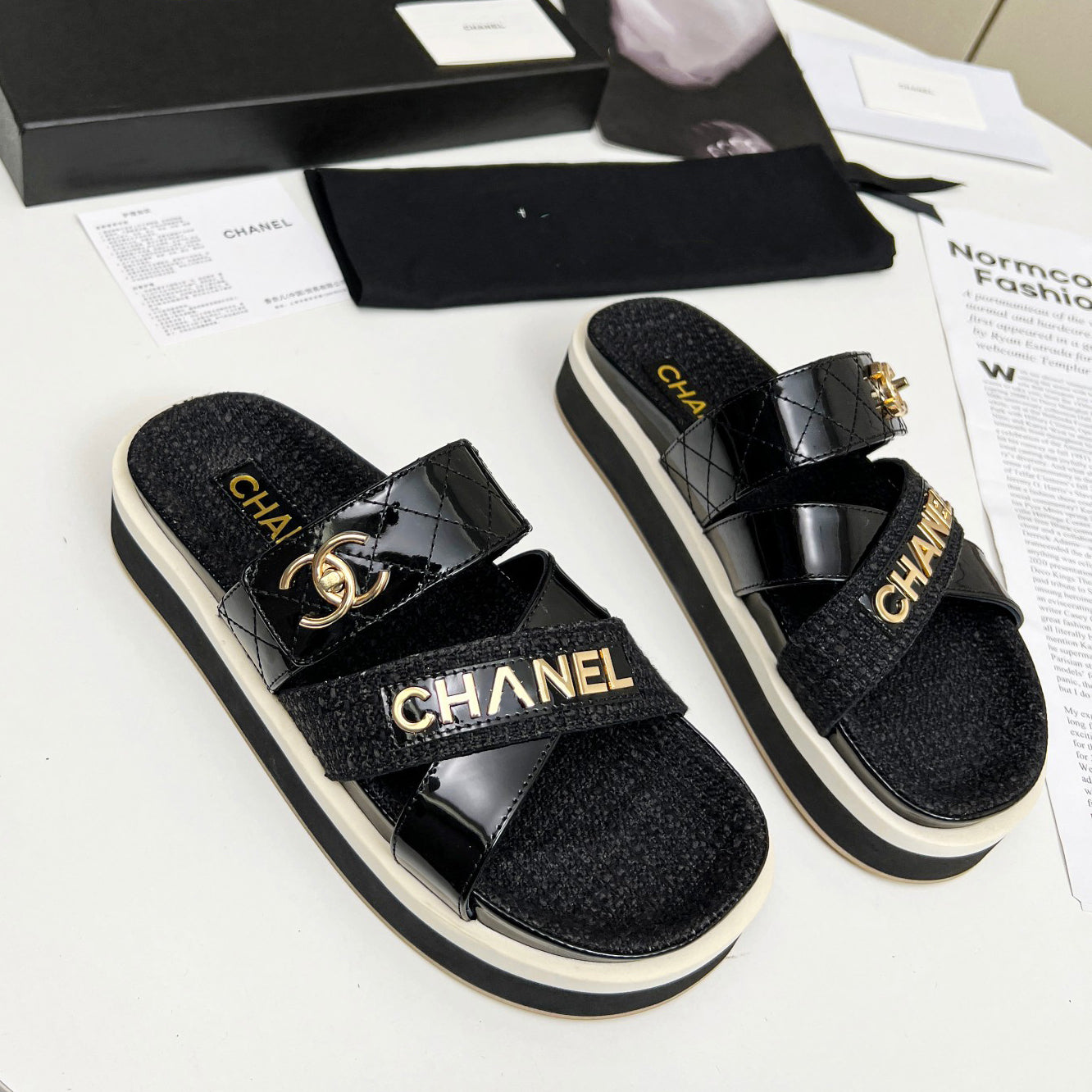 C New Flat Ladies Slippers XC07061202
