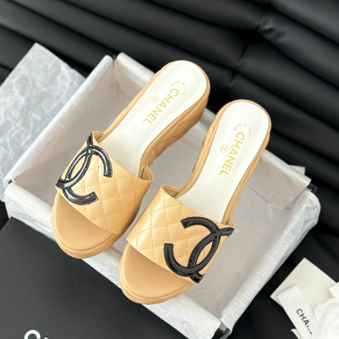rhombus platform slippers 0724050601