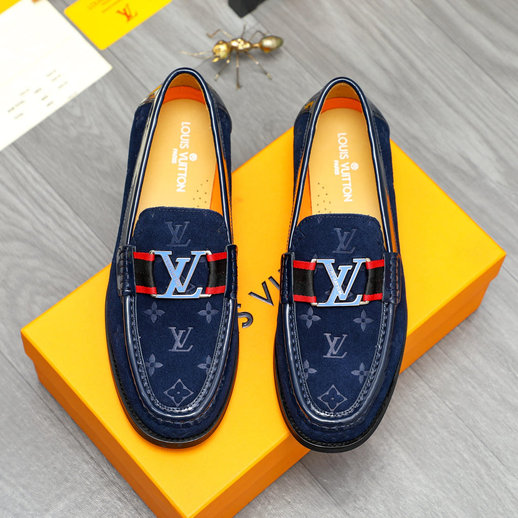L suede printed cowhide upper leather shoes 0725073008