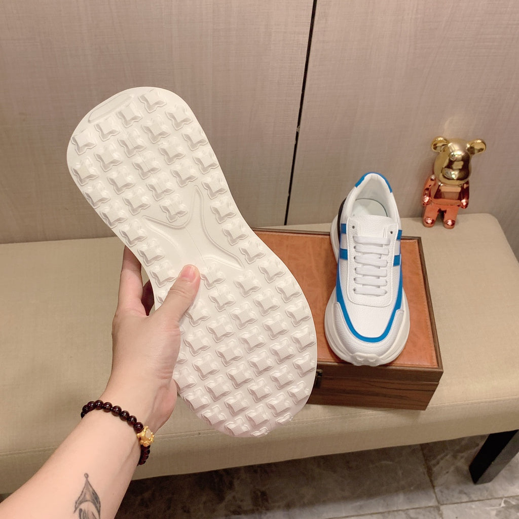 H fashion printed rubber sole sneakers 0724072303