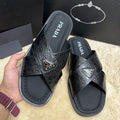 Pr Men's Crocodile Leather Slippers 0726042102