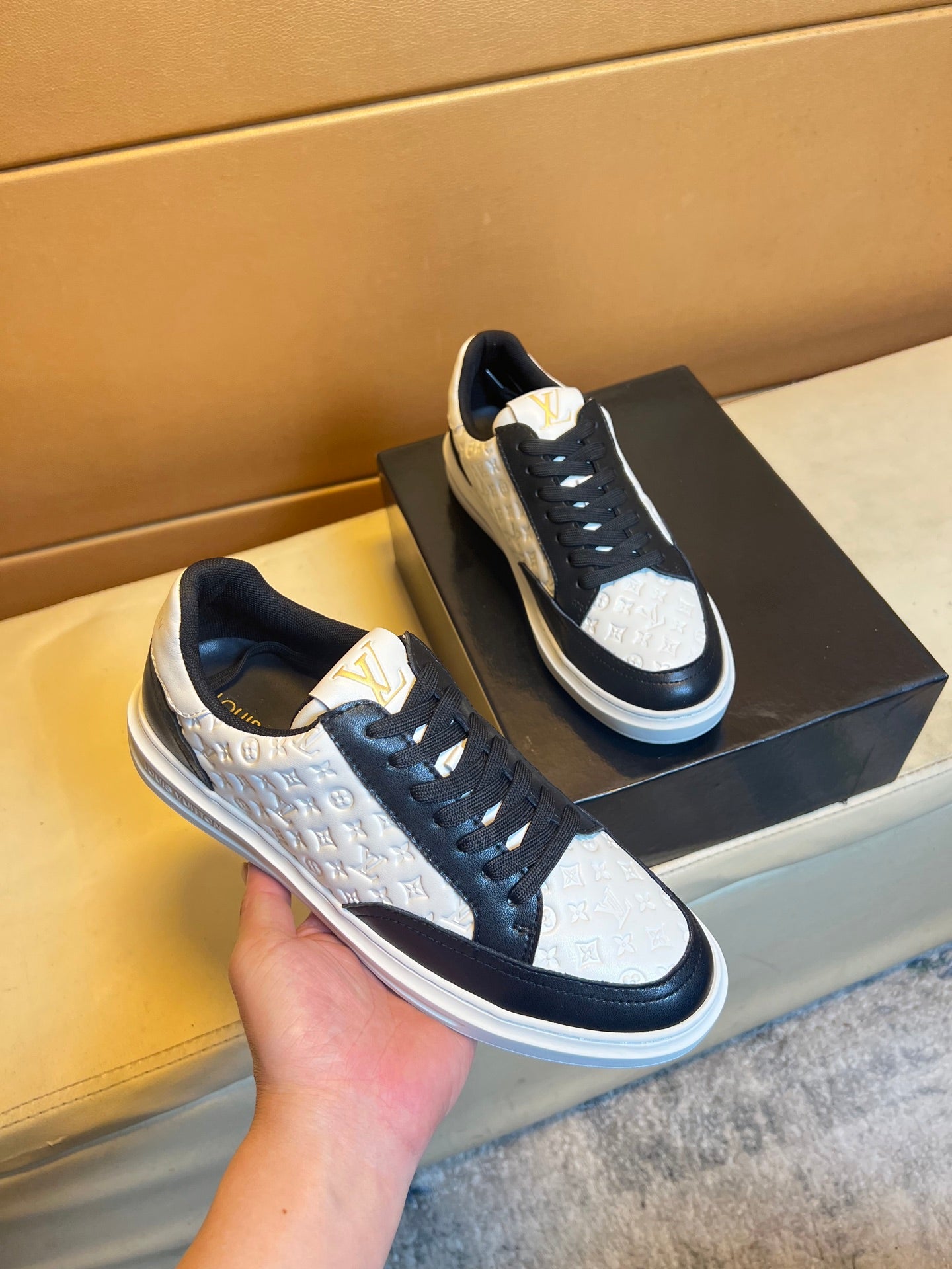 L printed rubber-soled sports shoes 0725073003