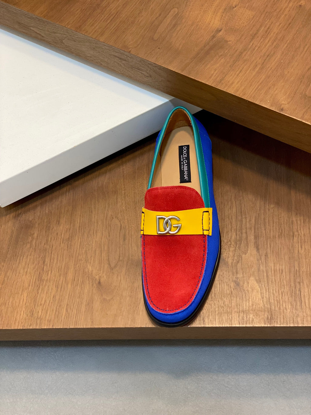 New stylish color-blocked casual loafers 0726041001
