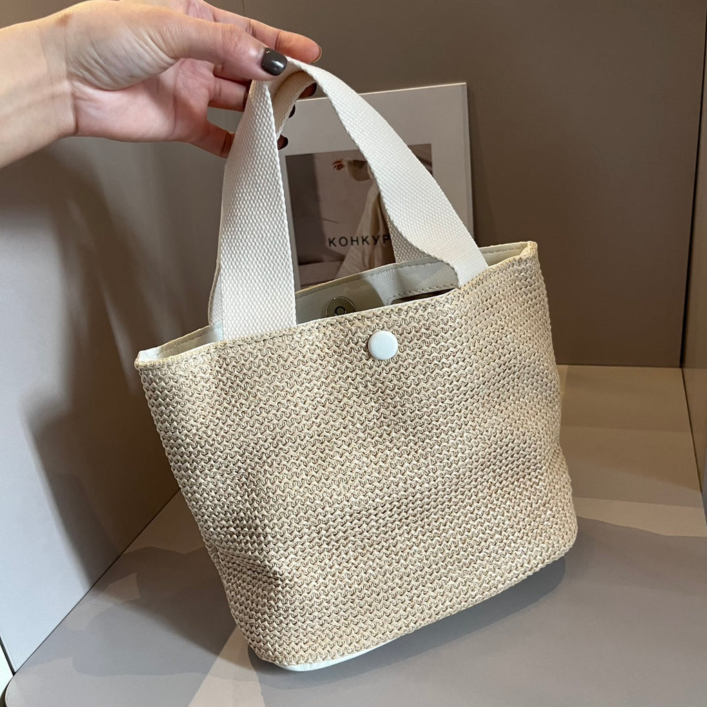 summer pastoral woven handbag 0724041119