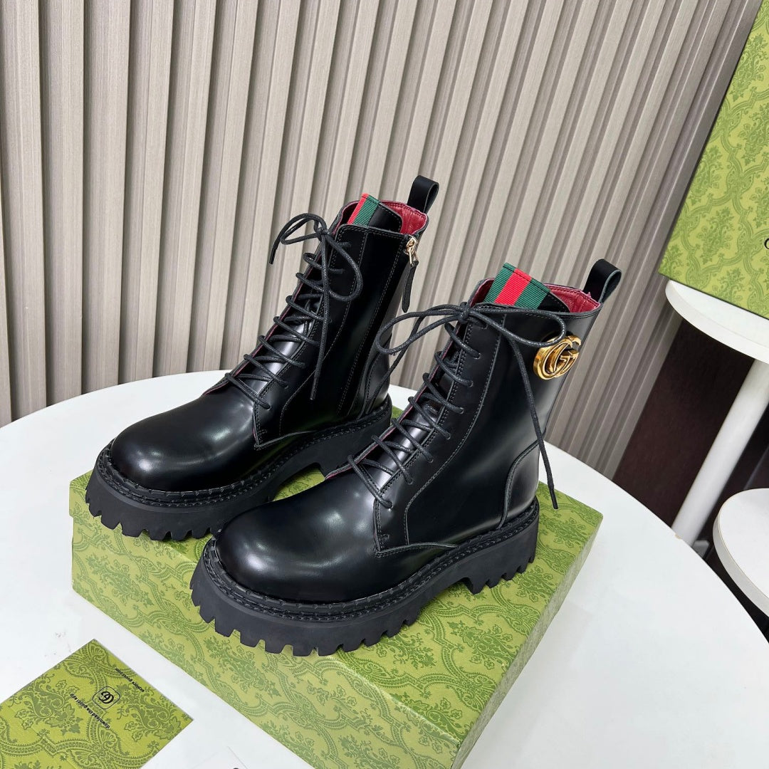 New Arrival Women's GG Platform Martin Boots XC1326102310