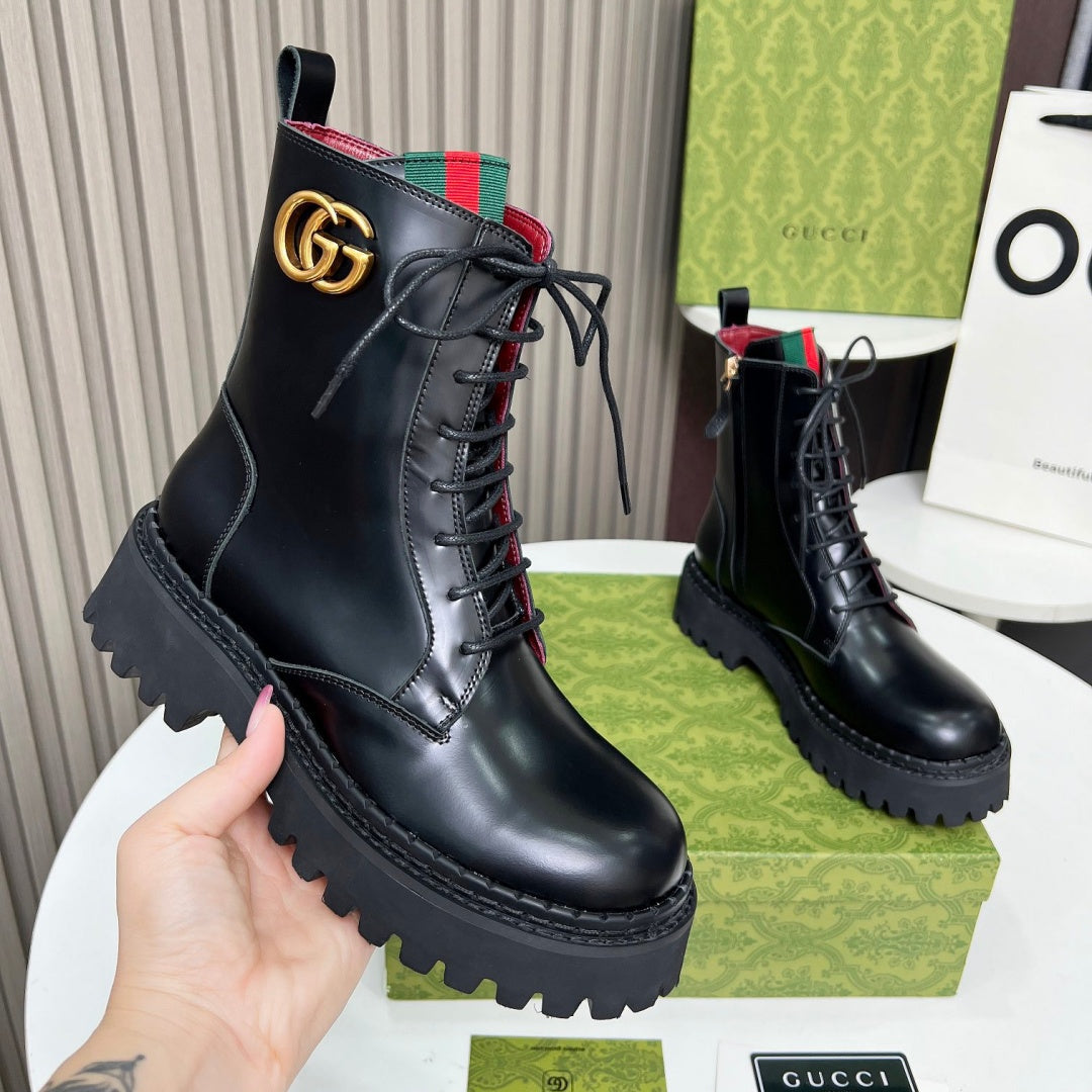 New Arrival Women's GG Platform Martin Boots XC1326102310