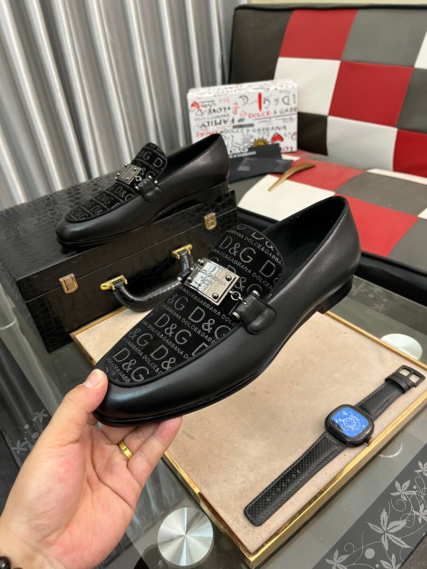 DG24ss new printed loafers 0724060412