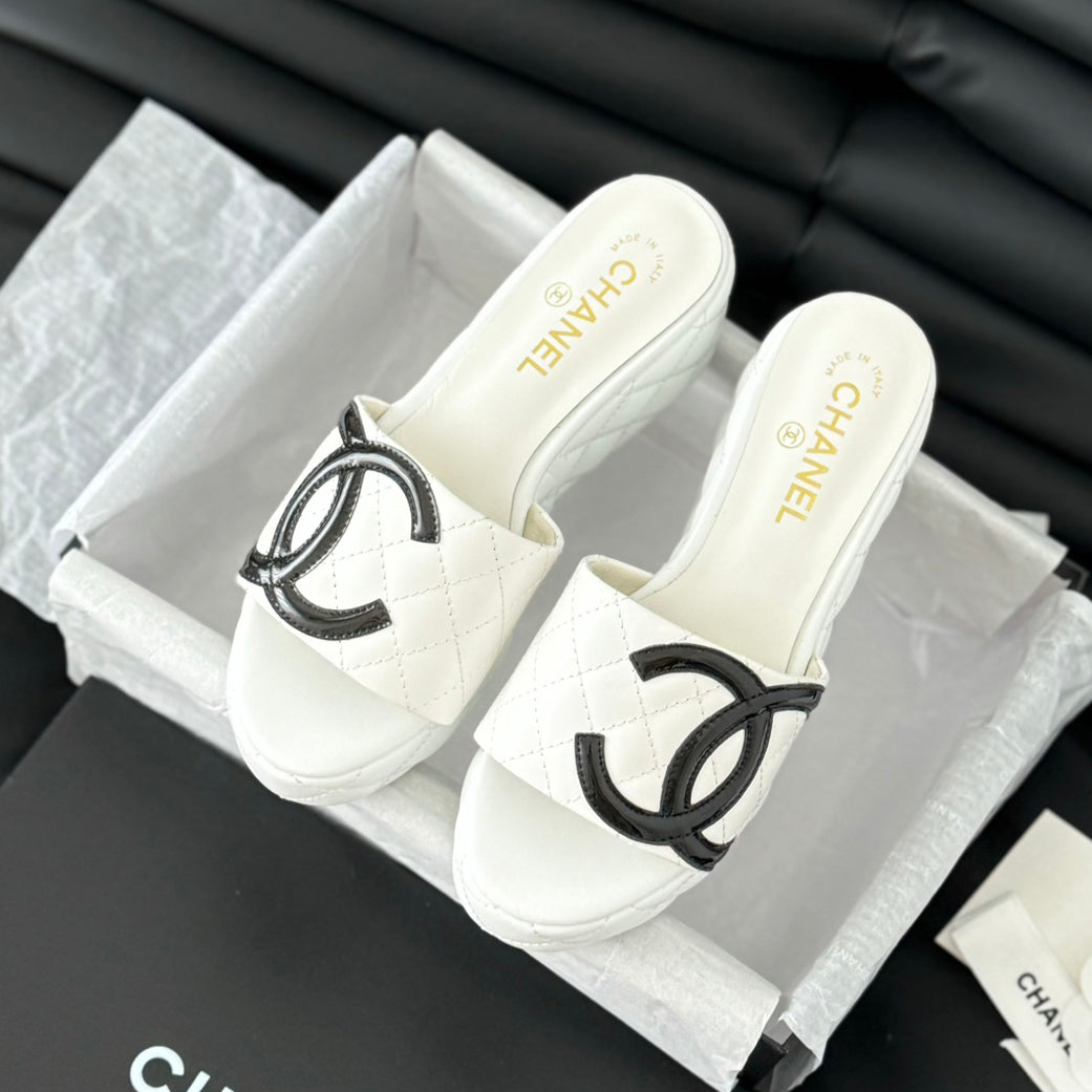 rhombus platform slippers 0724050601