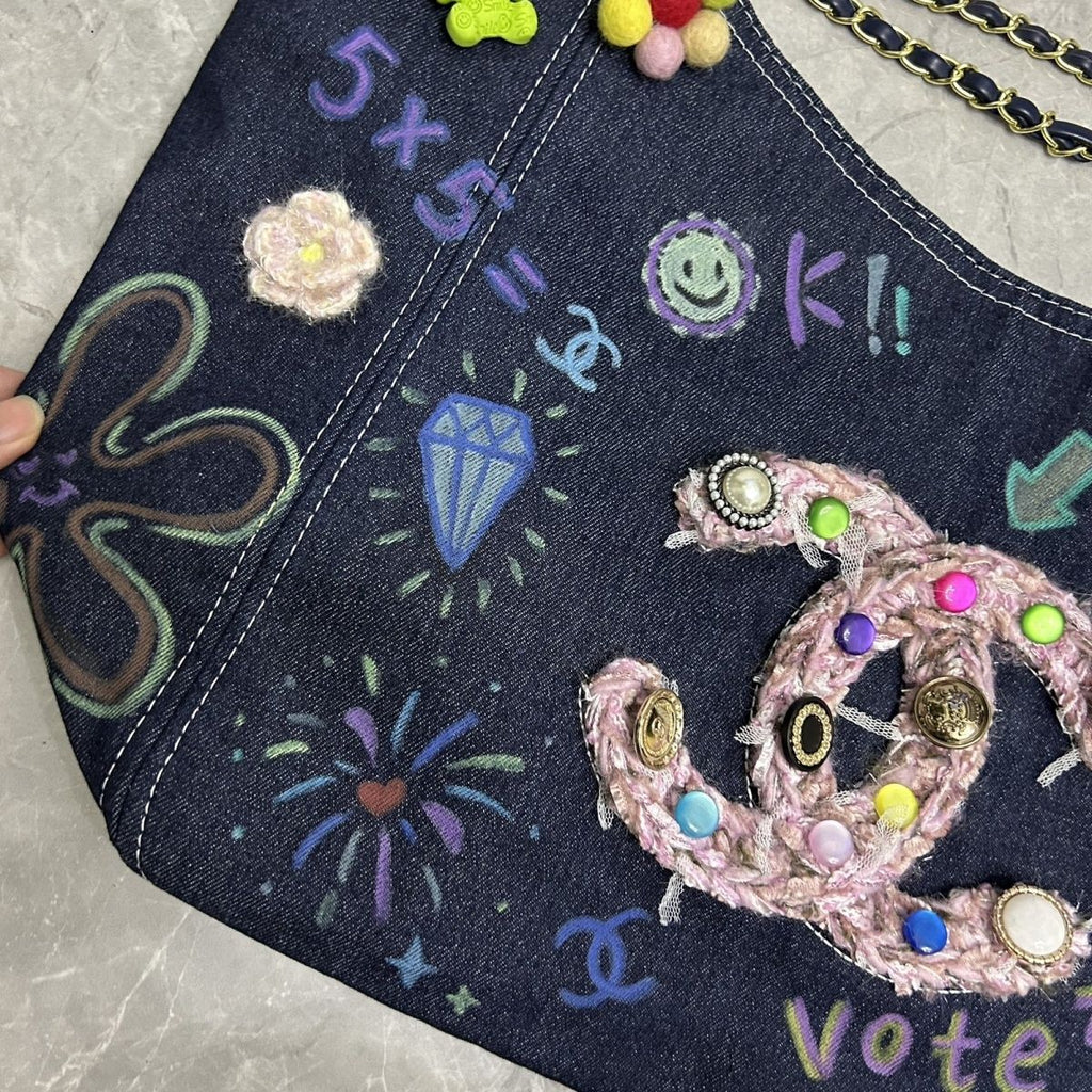 Fashion creative graffiti large capacity bag PD10071019