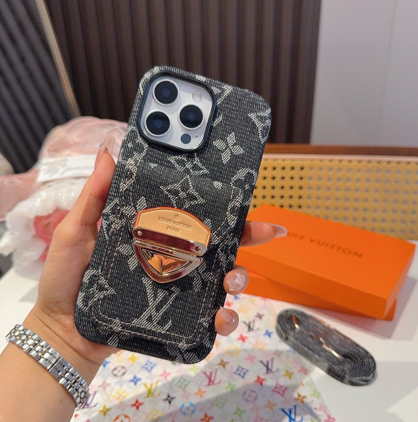 L fashion print mobile phone case 0725100908