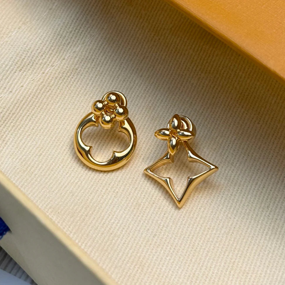 DYNASTY Series Asymmetrical Earrings 1026070218