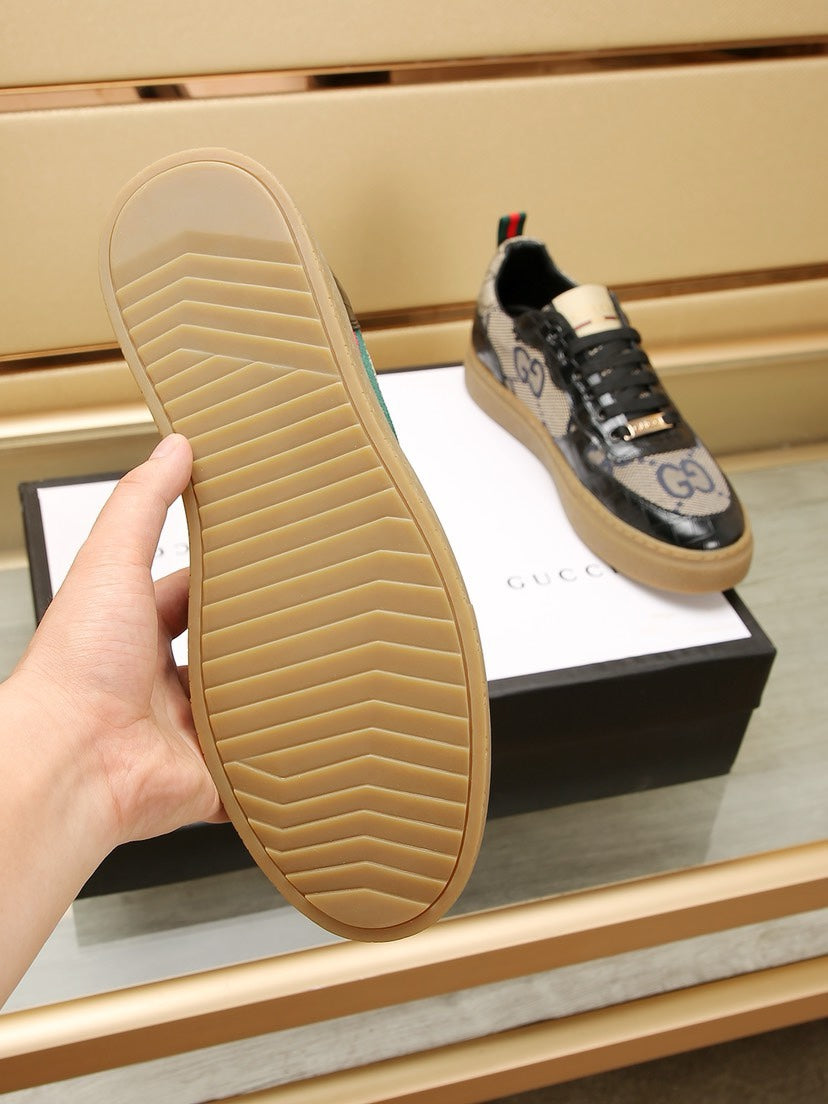 fashion printed rubber sole sneakers 0724072305