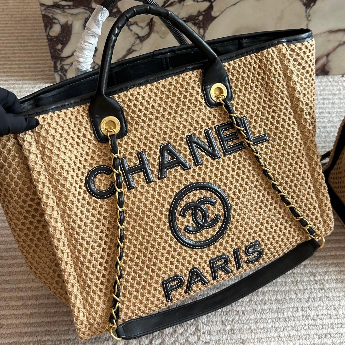 26SS New Women's Straw Beach Tote Bag 0726031009