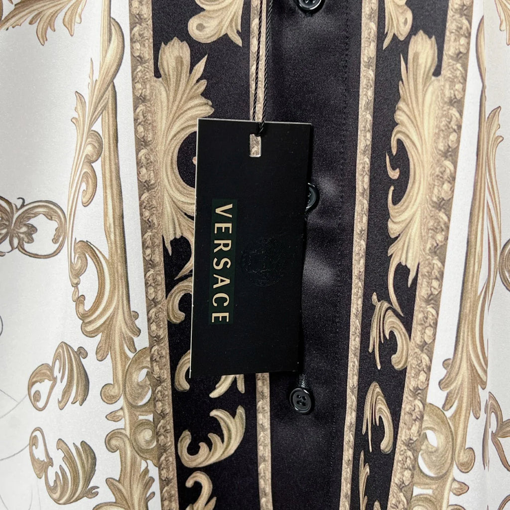 Baroque-style floral print shirt 1426012201
