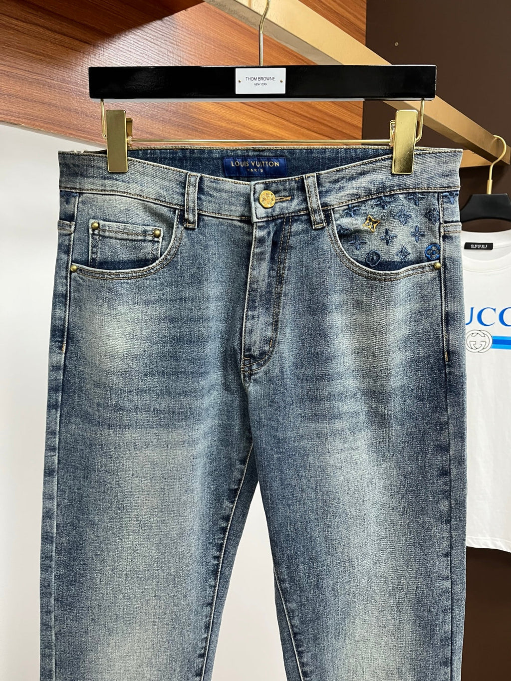 L men's business casual jeans 0725092607