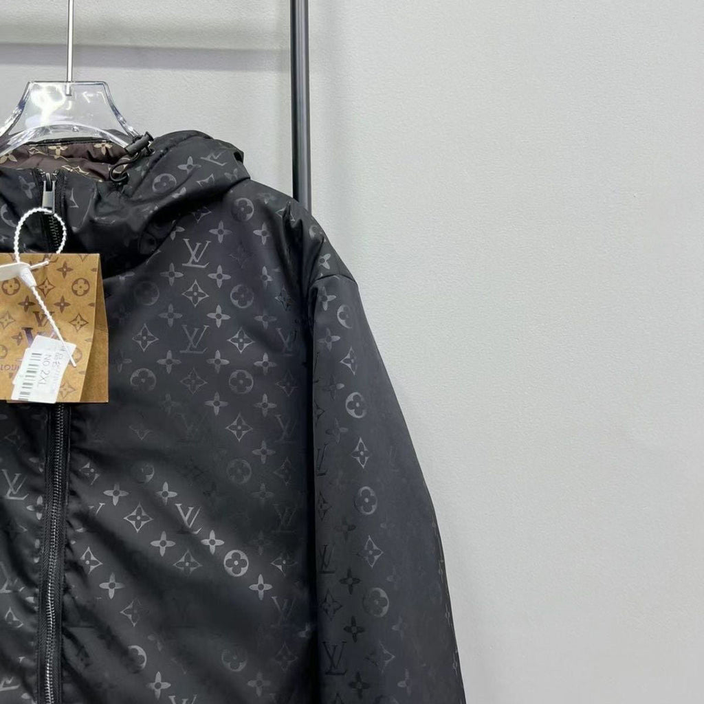 Embroidered double-sided cotton jacket XC0823111006