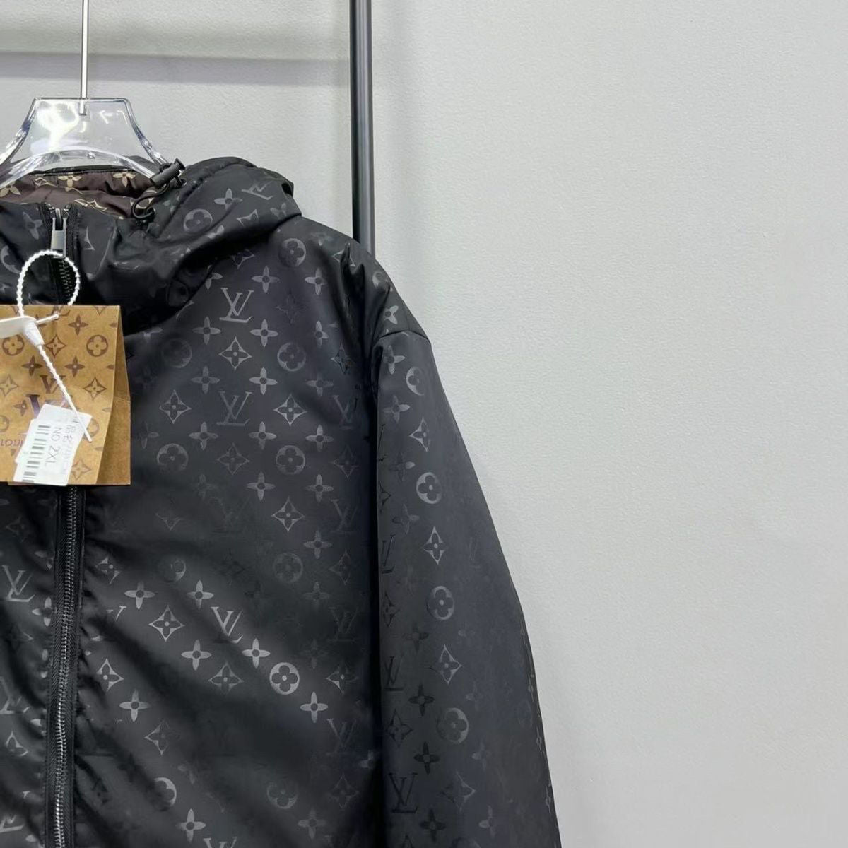 Embroidered double-sided cotton jacket XC0823111006